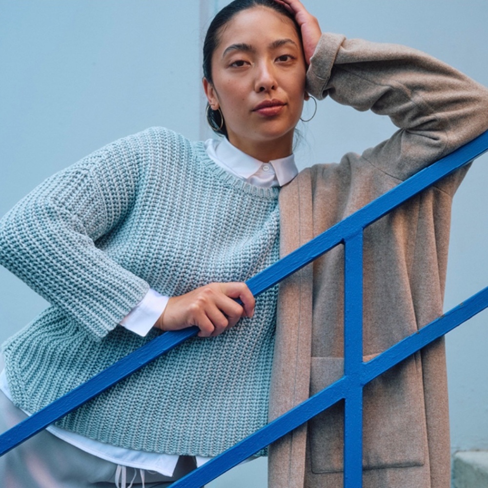 Eileen Fisher Sage Knit Sweater